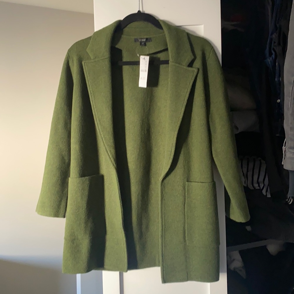 Sophie open front sweater blazer